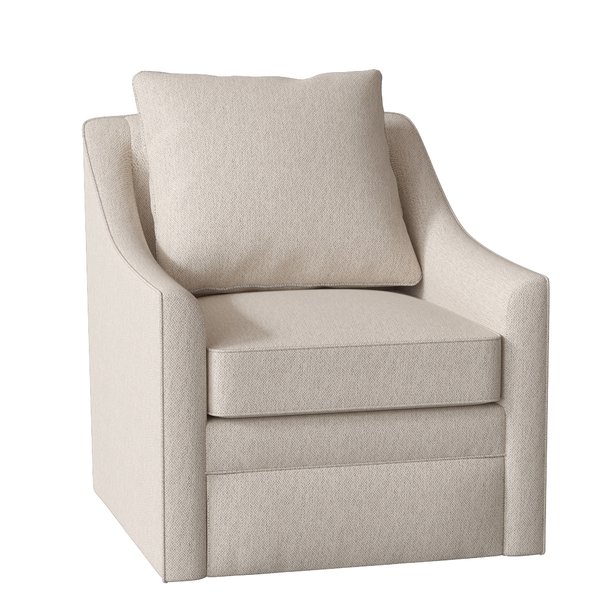 AllModern Custom Upholstery Quincy Swivel Armchair & Reviews | Wayfair