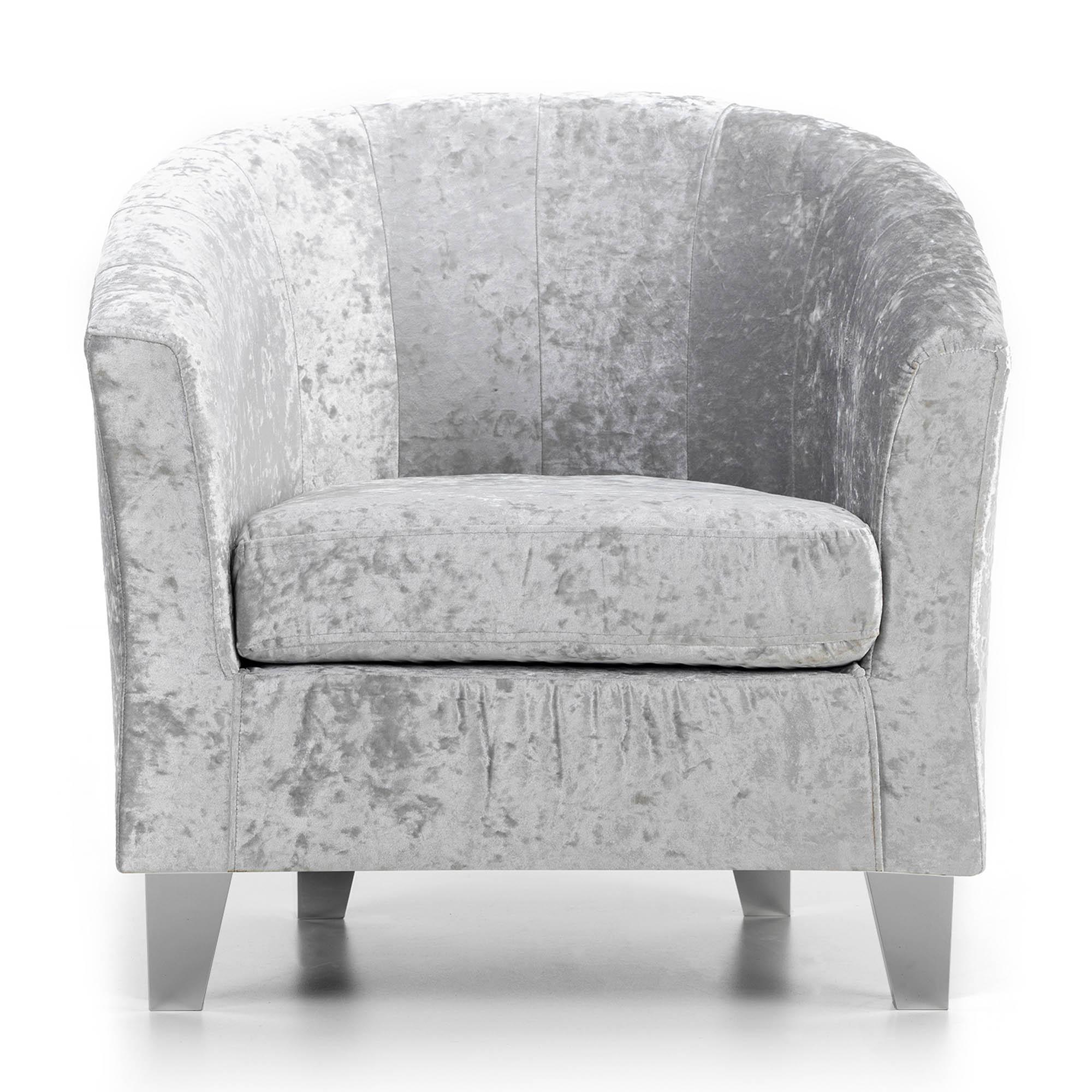 Starlet Tub Chair - Silver | Dunelm