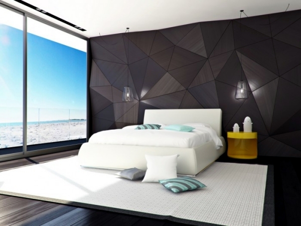 20 very cool ideas for striking bedroom wall design | Interior