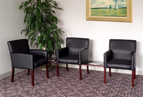 Boss B629 Waiting Room Chairs by Norstar Lobby seating.