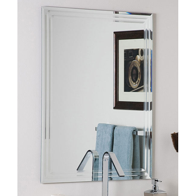 Shop Decor Wonderlad Frameless Tri-bevel Wall Mirror - Free Shipping