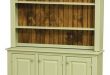 Amish Pine Wood Sideboard with Hutch Top