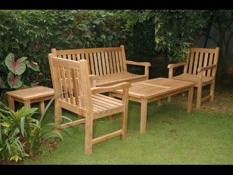 Wooden Patio Furniture~Wooden Outdoor Furniture Australia - YouTube