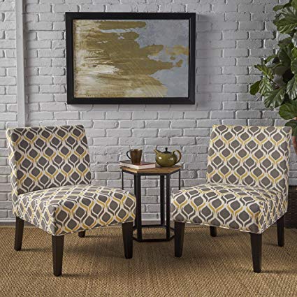 Amazon.com - Christopher Knight Home 298321 Kalee Yellow and Grey