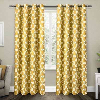 Yellow - Curtains & Drapes - Window Treatments - The Home Depot