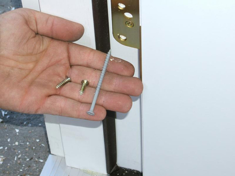 Long screw How to improve the security of your front door without spending a fortune