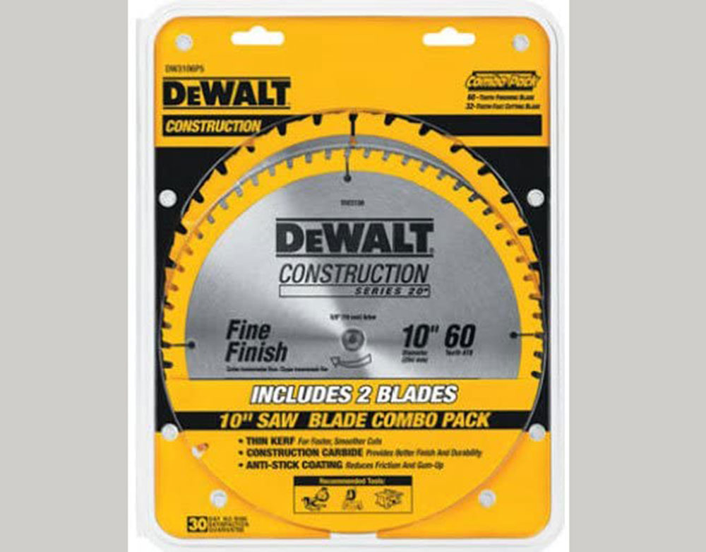 DEWALT-DW3106P5-60-Zahn How do you cut a laminate board and which circular saw blade should be used?