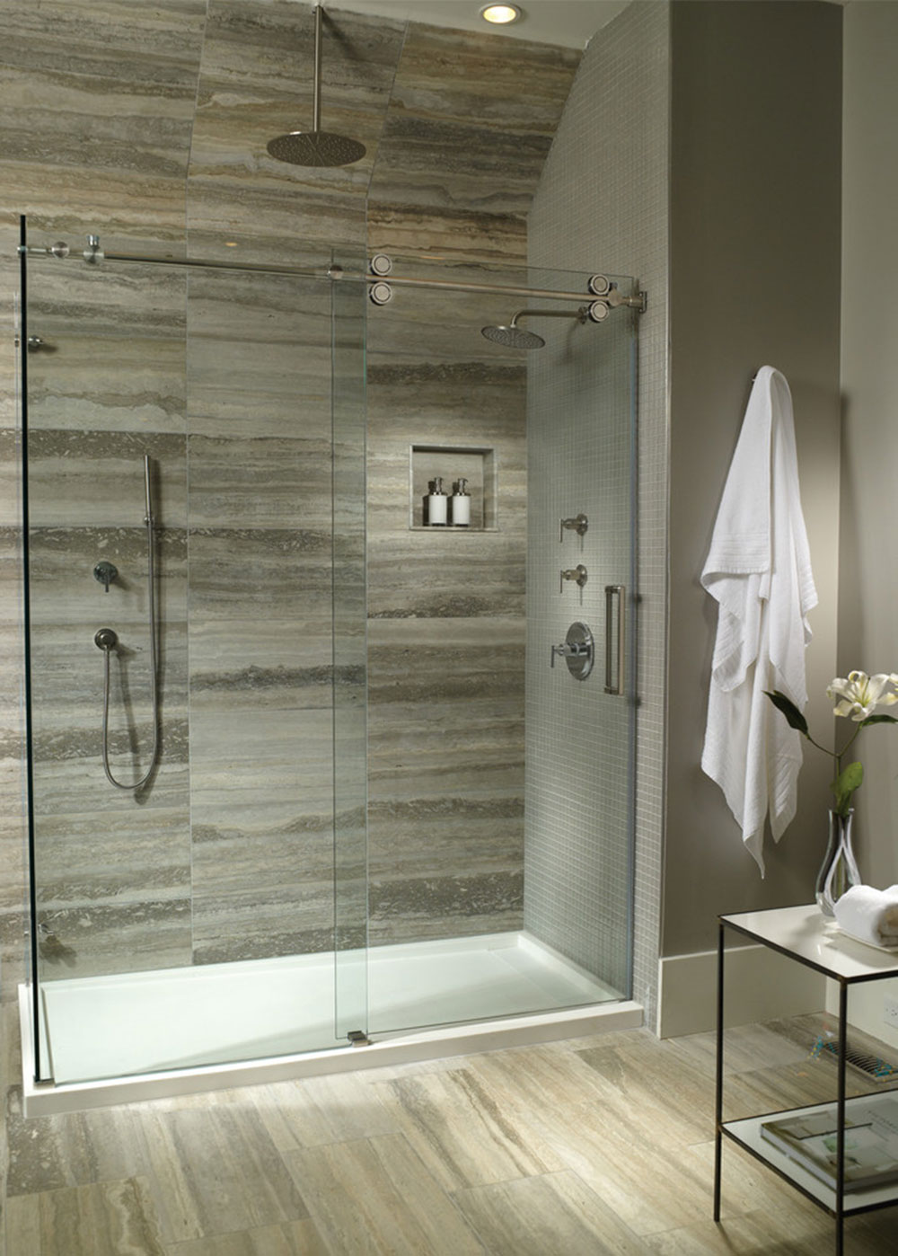 MTI-Barrier-Free-Shower-Base-by-MTI-bathrooms How to clean the shower floor and let it sparkle clean