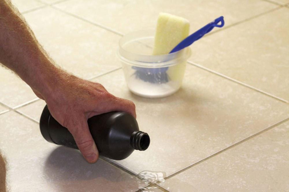 Porclein floor How to clean the shower floor and make it sparkling clean
