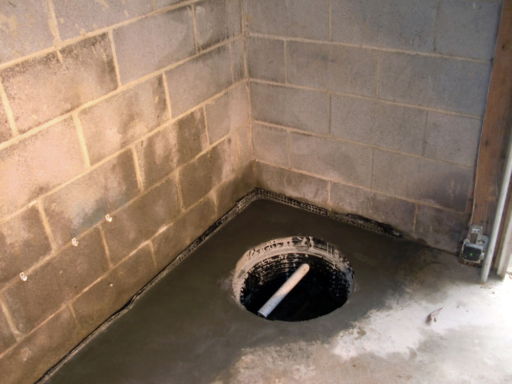 Drainage How to prevent water from getting through the basement