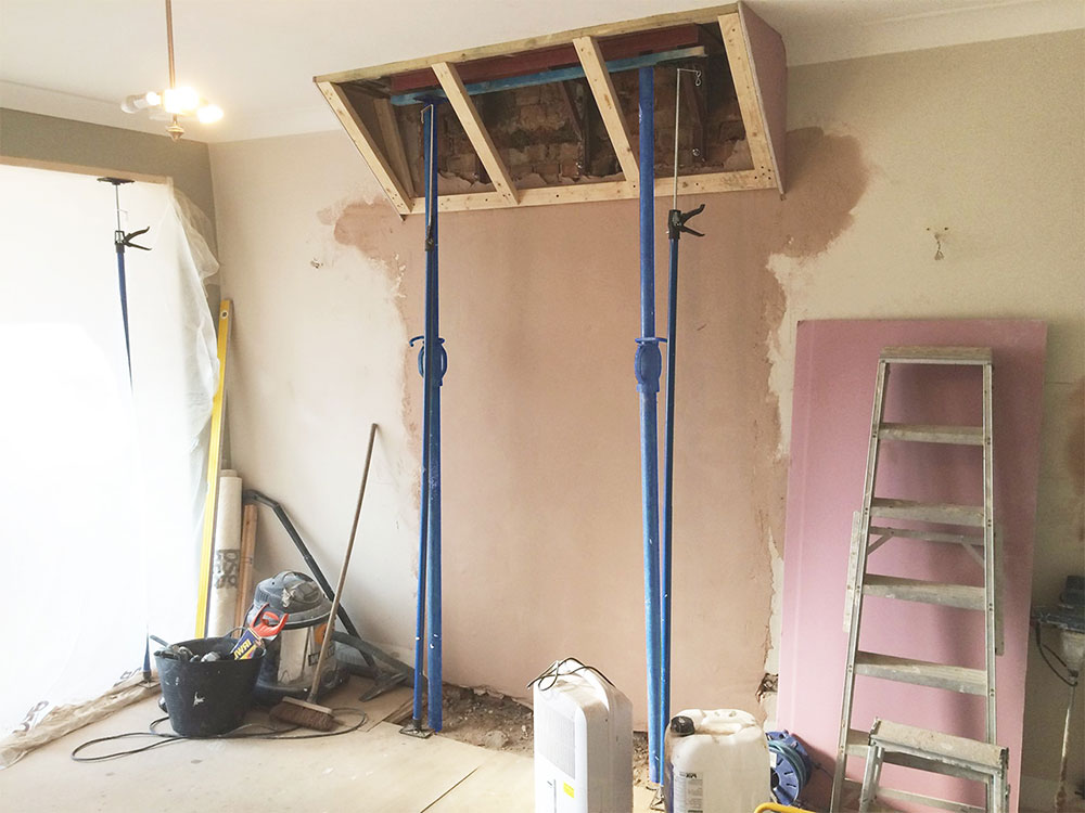 Chimney breast removed How to remove a chimney when you no longer need it