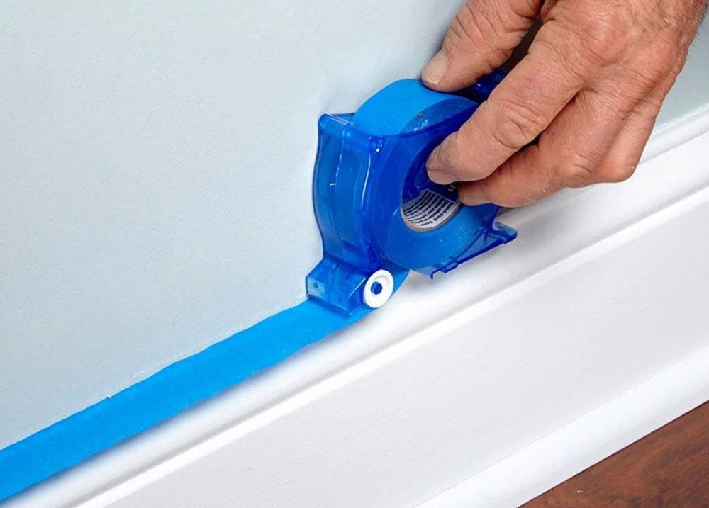 Painter's tape How to properly paint a bathroom (pictures inside)