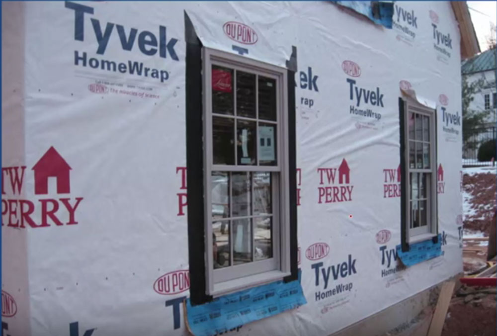 flashing How to properly install House Wrap and not to mess it up