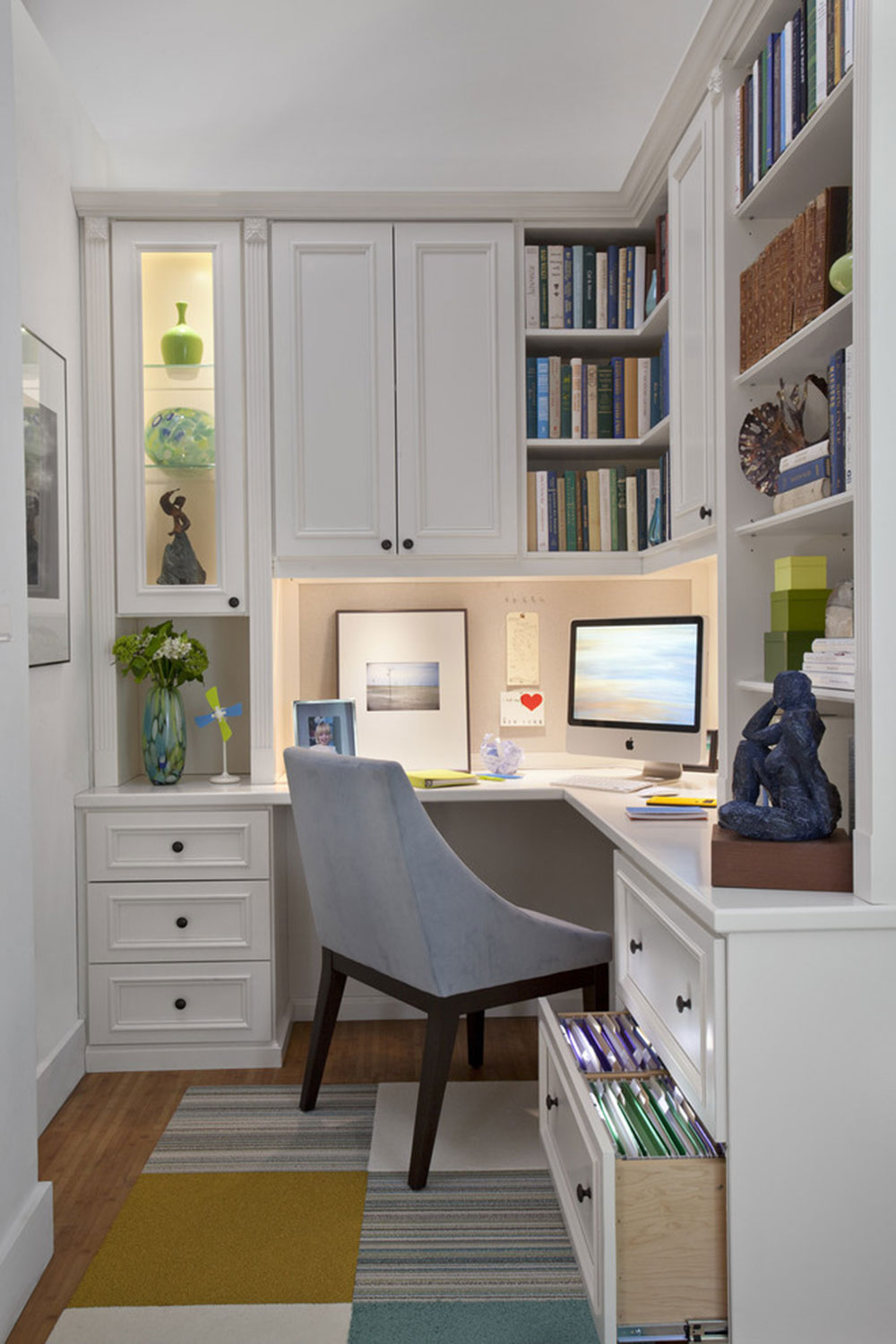 Painted-Maple-Corner-Office-Armonk-NY-von-transFORM-Home The best ideas for organizing a home office