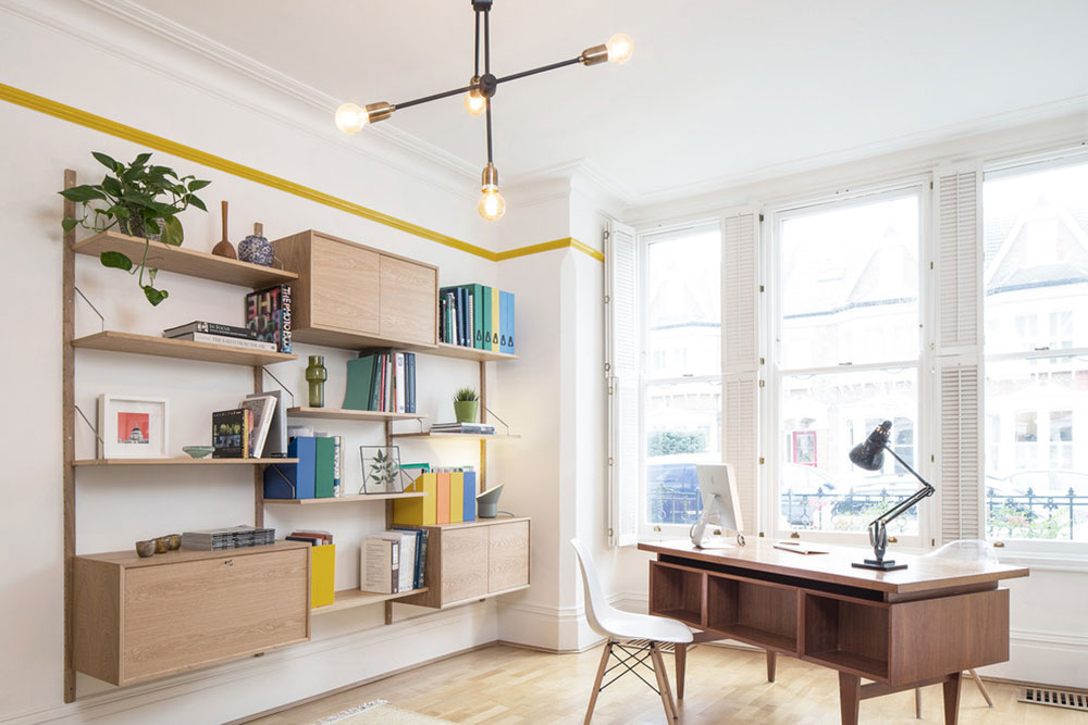 Clerkenwell-House-Home-Office-Living-Room-from-YAM-Studios The best ideas for organizing a home office