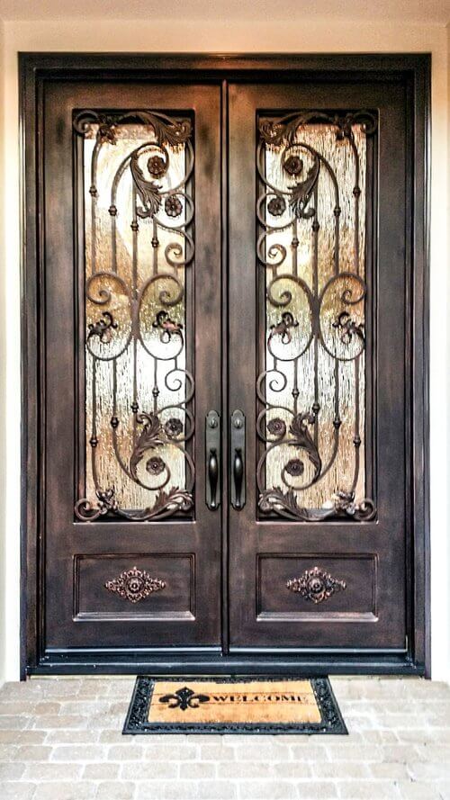Double Iron Doors |Custom Wrought Baltic Iron Doo