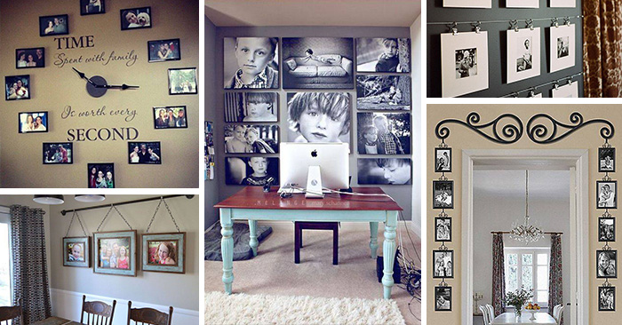 28 Creative Ways To Display Family Photos That You Never Consider