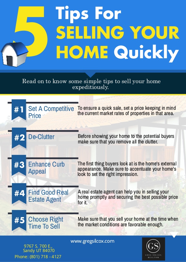 5 tips for selling your home quickly