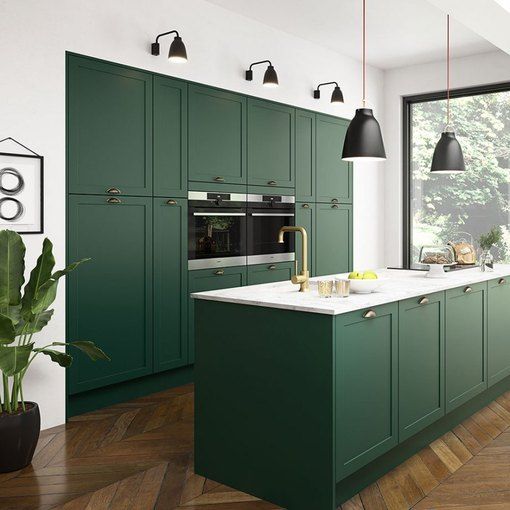9 Green Kitchens That Are Positively On Trend | Hunker | Kitchen .