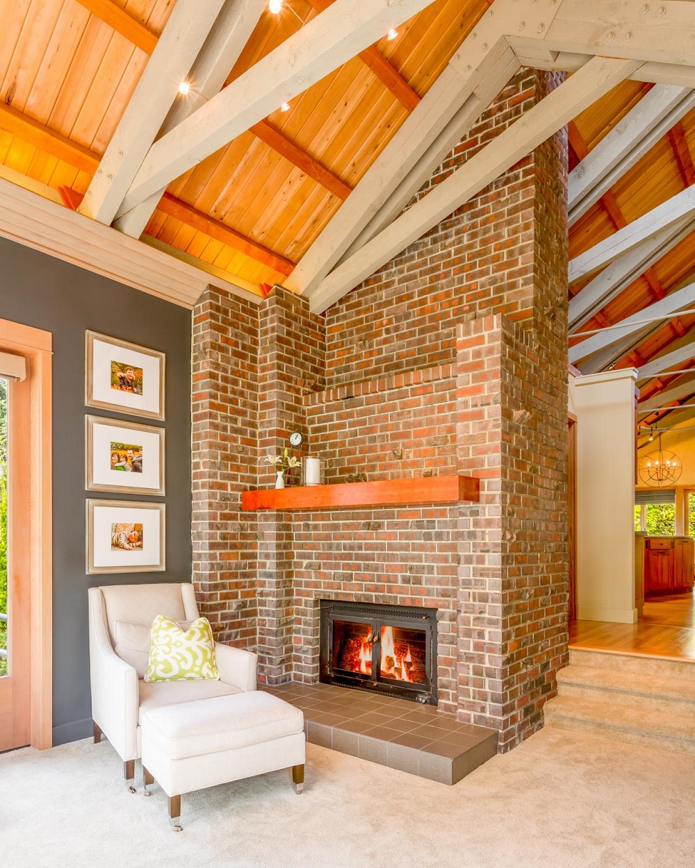 bf13-1 How to do a breathtaking renovation of the brick fireplace