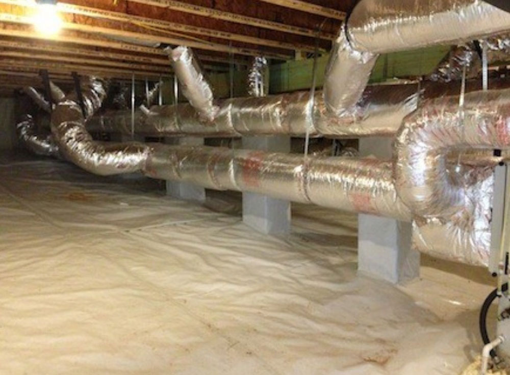 Crawl space Use a crawl space dehumidifier to handle your crawl space air