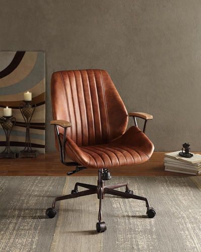 Add an edgy industrial style to your home office with the Hamilton .