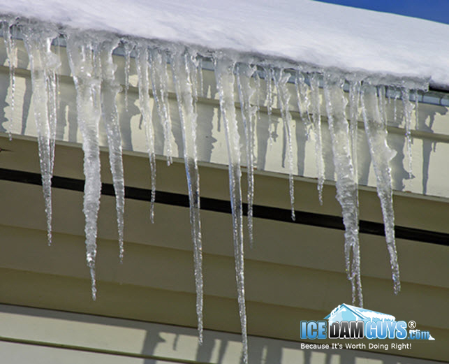 What Your Roof Icicles Are Trying to Tell You -Ice Dam Guys® – Top .