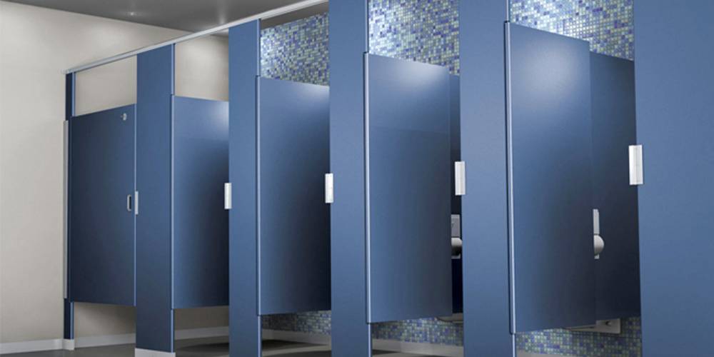 Bathroom partition materials for
commercial shower enclosures for businesses