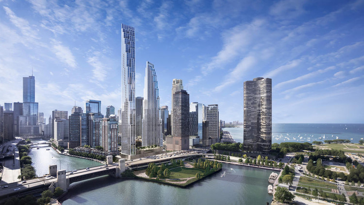 First Images Released of SOM's Proposed Skyscrapers on Former .