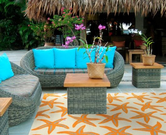 Sunny Orange & Yellow Outdoor Decor Ideas | Outdoor decor, Outdoor .