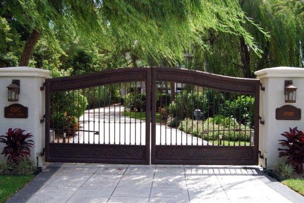 Top 60 Best Driveway Gate Ideas - Wooden And Metal Entrances .