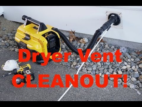 How To Clean A Dryer Duct - Step By Step - YouTu