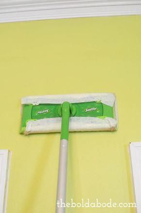 Tip #4: SWIFFER DUST ALL OF YOUR WALLS. {from 7 Things You Need to .