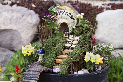 Create a Fairy Garden for Your Balcony or Pat