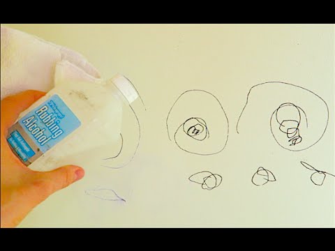 SECRET TO GETTING PERMANENT MARKER OFF THE WALL! - YouTu