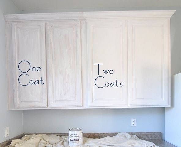 How to paint kitchen cabinets without sanding them. Interesting .