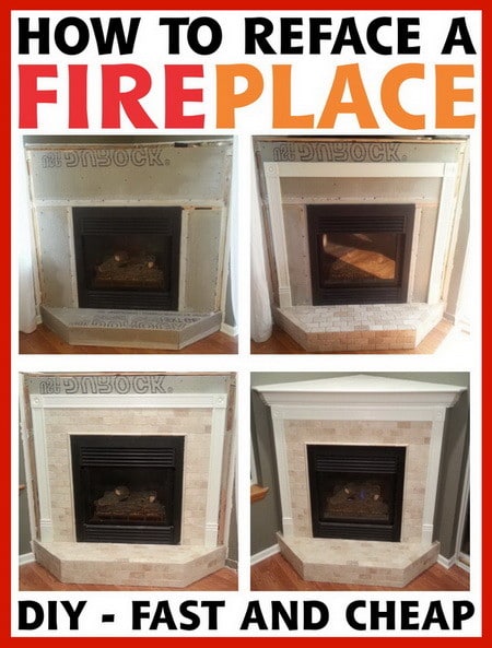 How To Reface A Fireplace Step By St