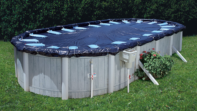 Round Pool Cover, 15 Ft Solar Pool Covers for Above Ground Pools, Hot Tub  Cover Waterproof and Dustproof, Swimming Pool Cover with Drawstring to