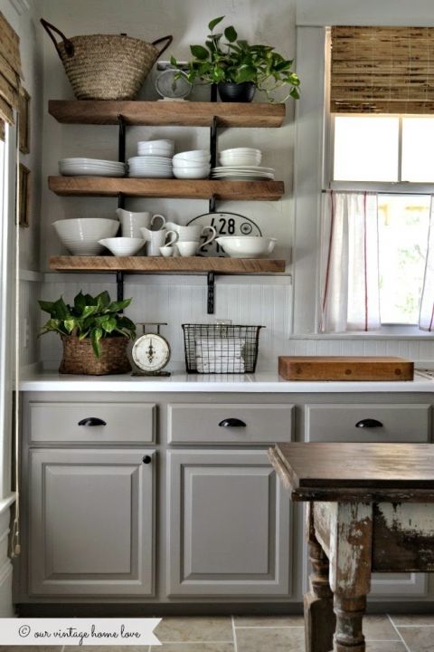 7 Ideas for a Farmhouse Inspired Kitchen {on a BUDGET} | Kitchen .