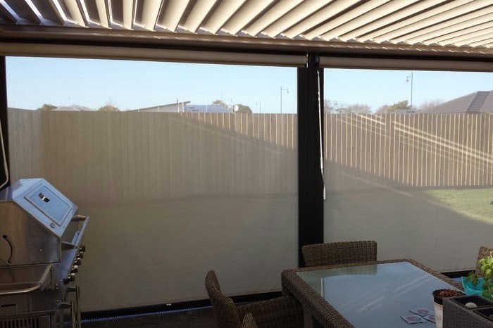 Outdoor living has become even better
with external blinds