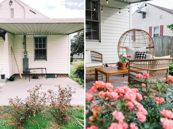 Before-and-after photos of stunning patio transformations - Insid