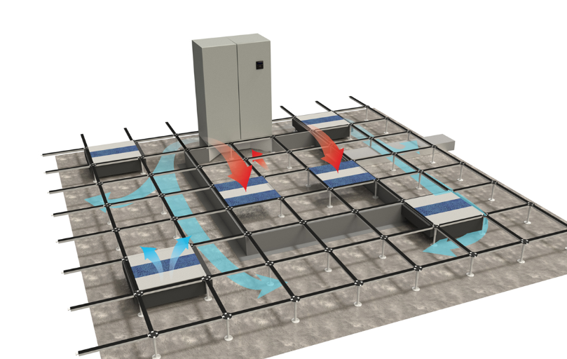 The advantages of underfloor air
distribution systems