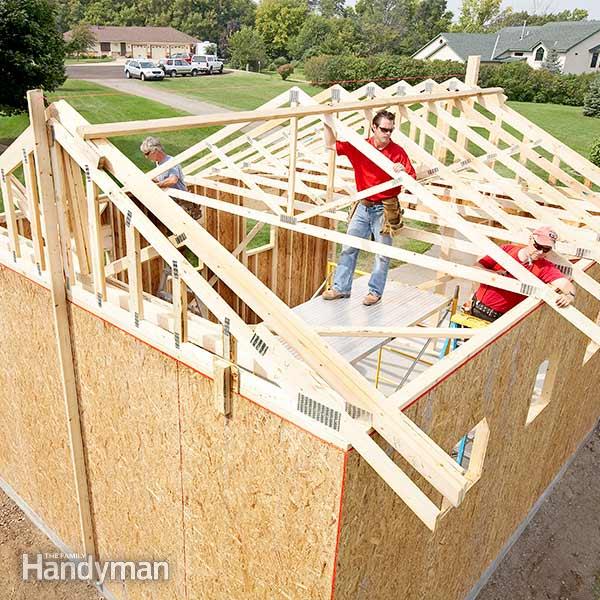 How to Build a Garage: Framing a Garage | Family Handym