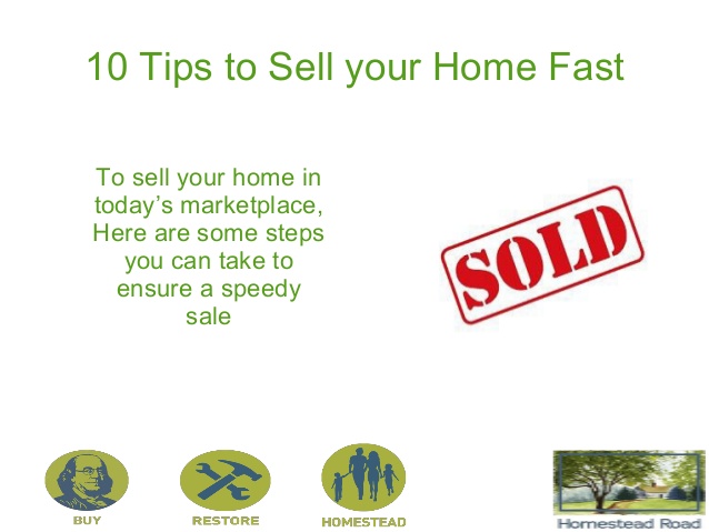 10 Tips To Sell Your Home Fast