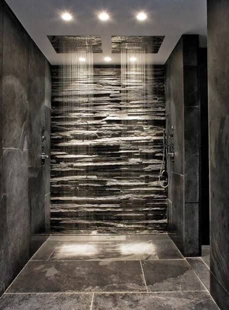 Types of shower designs that create a
luxurious look