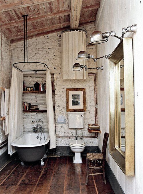 This Vintage Bathroom Decor Will Melt Your Heart | Rustic bathroom .
