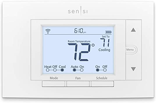 Emerson Sensi Wi-Fi Smart Thermostat for Smart Home, DIY, Works .