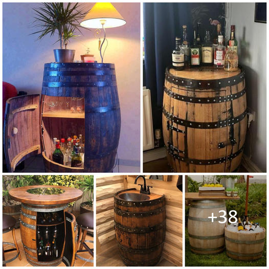 Best ideas to recycle old wine barrels