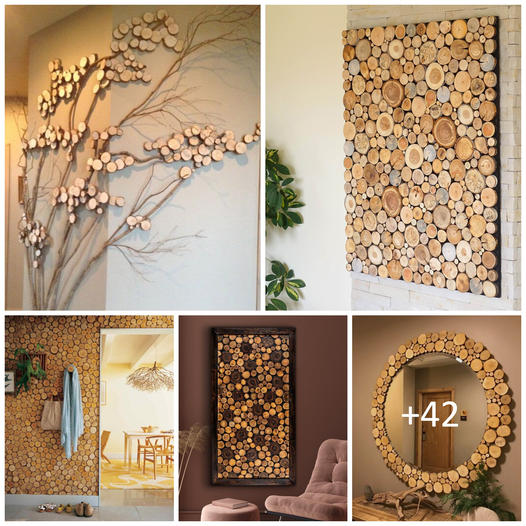 Creative wood slice projects and decorations that are full of rustic charm