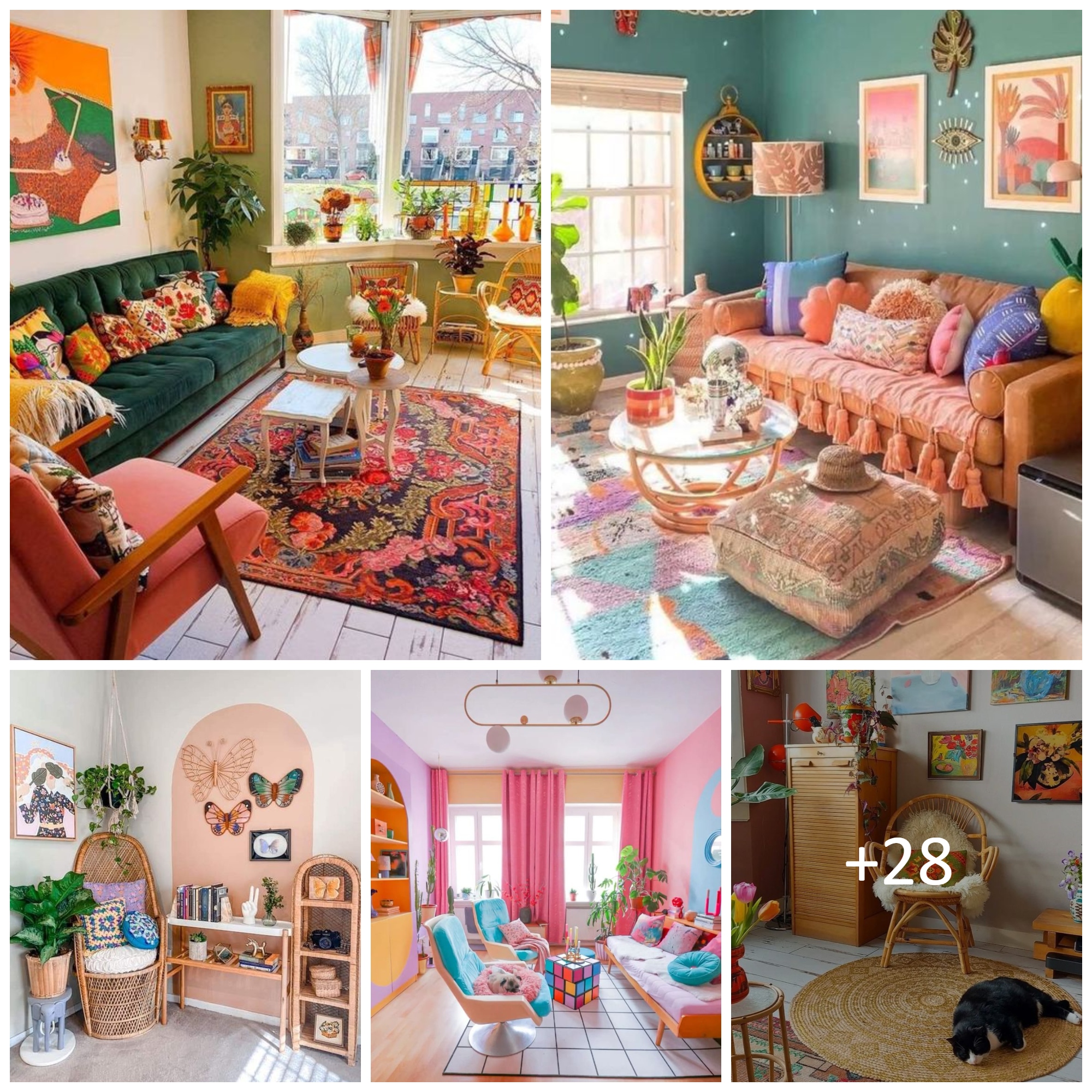 Cute Modern Boho Living Room Ideas